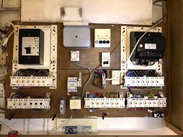 Tableau électrique avant après Essonne